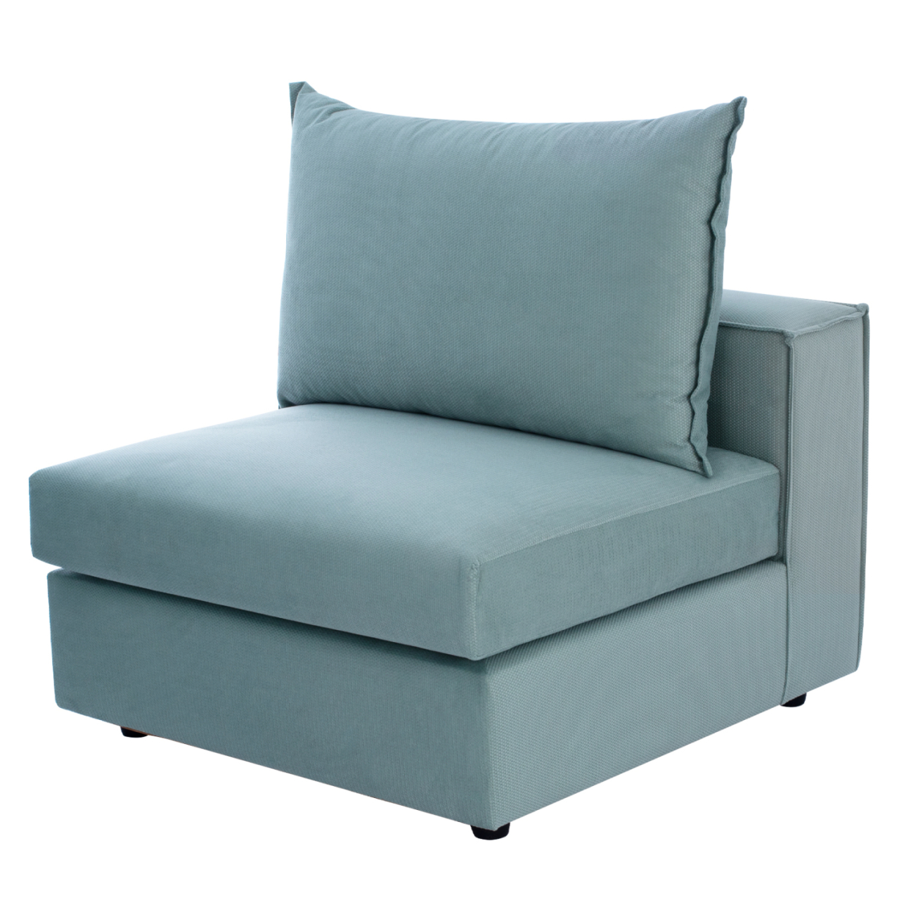 Corner Sofa "MONZA", interchangeable, 3 pcs, pistachio green, stain-resistant, water-repellent [7]