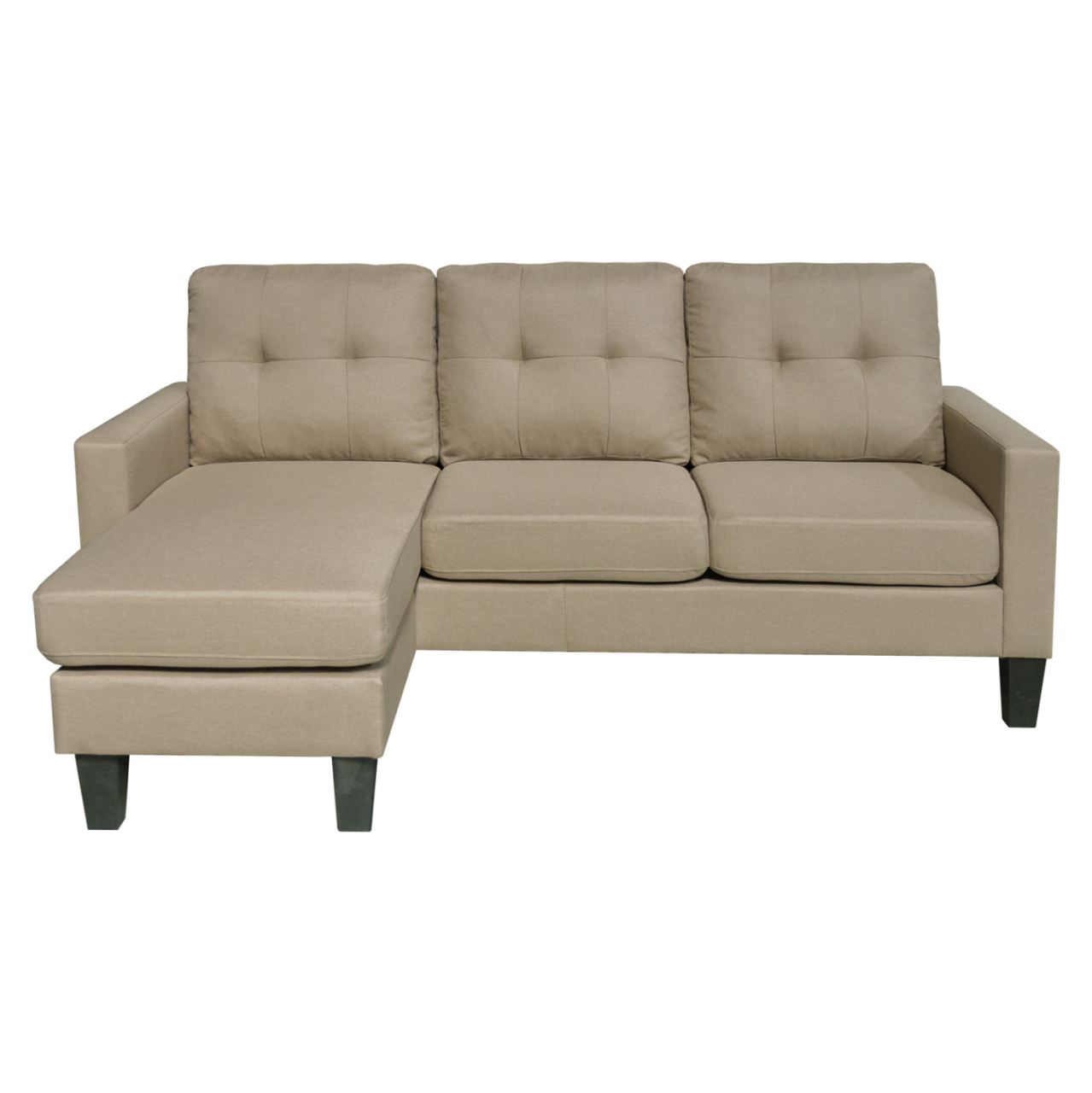 CORNER SOFA REVERSIBLE MEGGY HM3297.03 BEIGE FABRIC 184.5x129x86Hcm. [4]