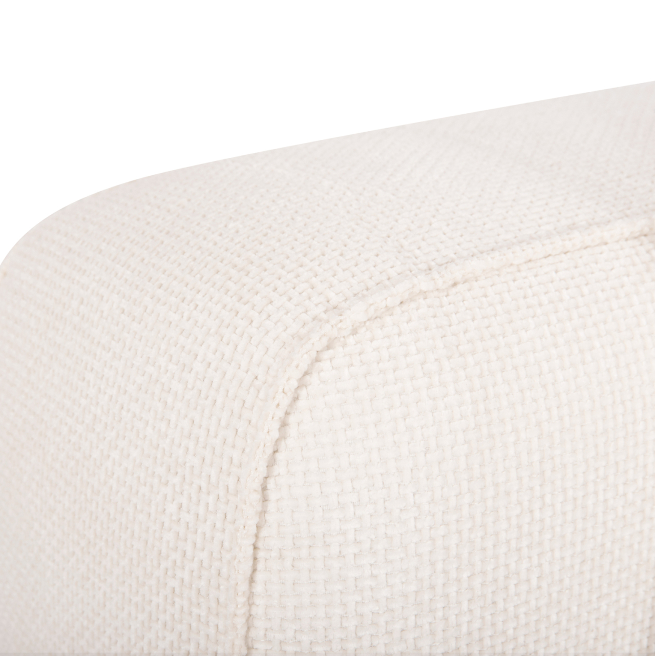 CORNER SOFA (RIGHT) 3-SEATER GRACE HM3280.02R WHITE FABRIC 252x105-160x70-90Hcm. [8]