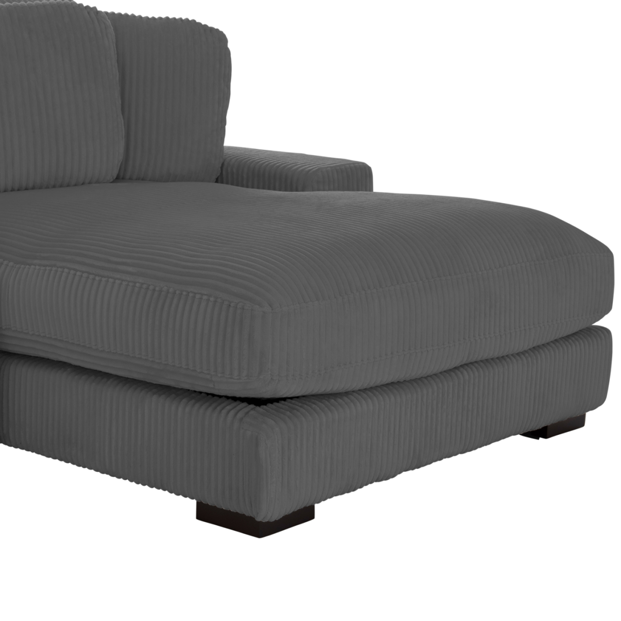 CORNER SOFA RIGHT CRANFIELD HM3287.01R GREY CORD FABRIC 315x167(corner)x67Hcm. [7]