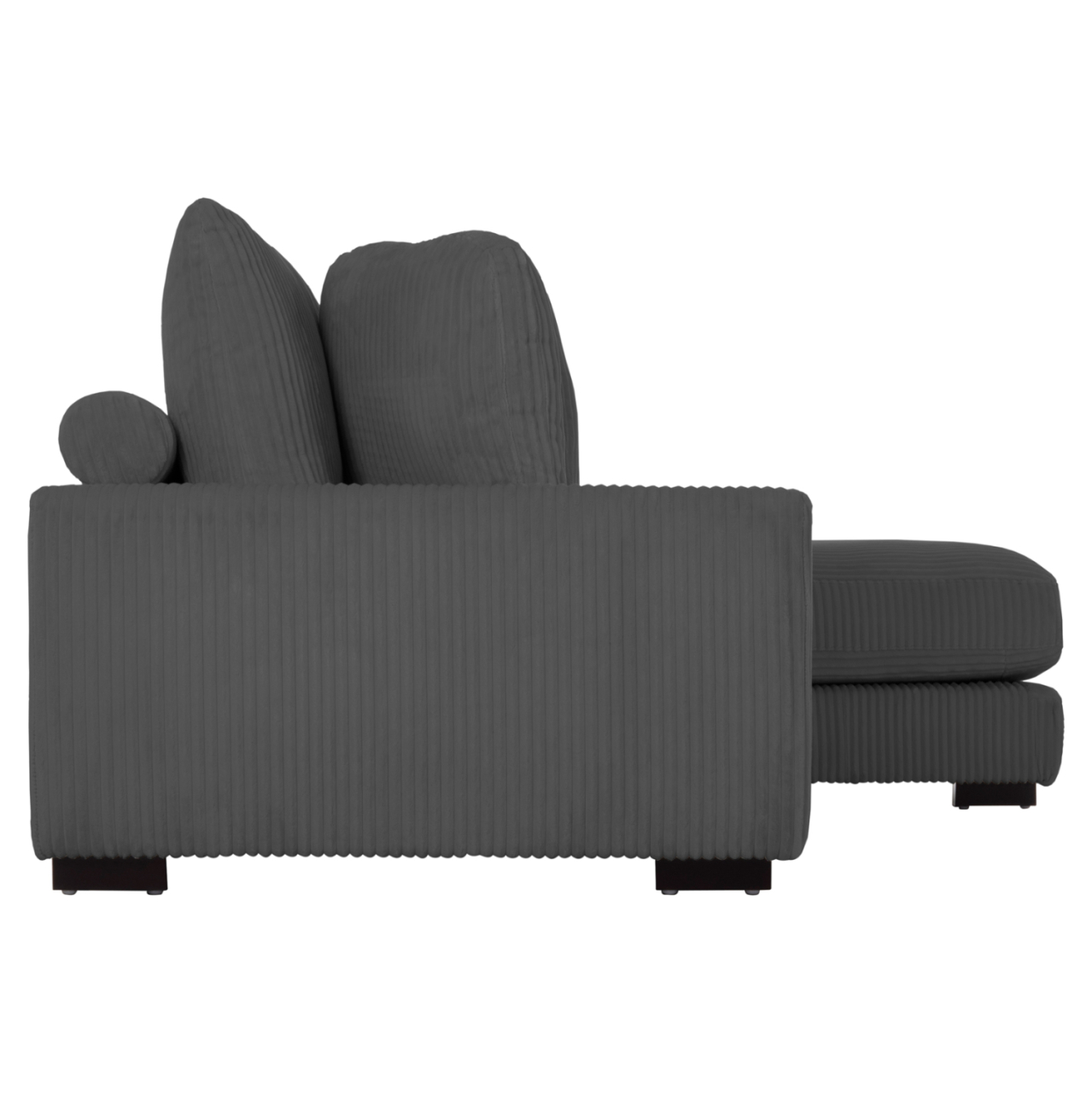 CORNER SOFA RIGHT CRANFIELD HM3287.01R GREY CORD FABRIC 315x167(corner)x67Hcm. [4]