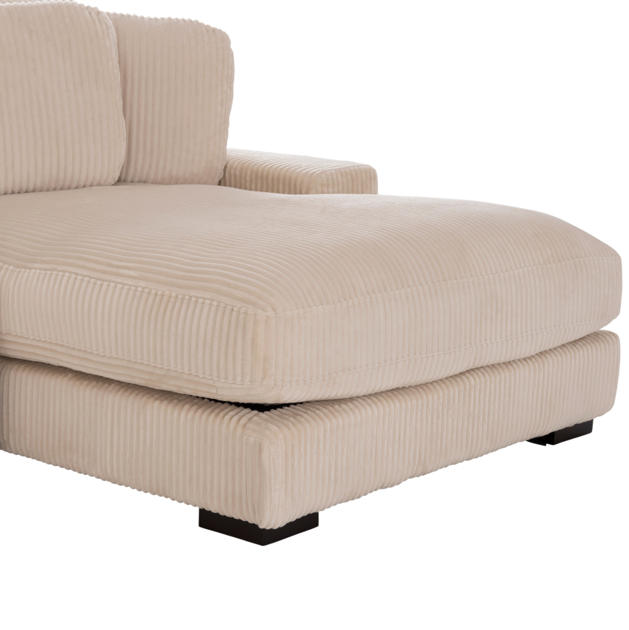 CORNER SOFA RIGHT CRANFIELD HM3287.02R BEIGE CORD FABRIC 315x167(corner)x67Hcm. [7]