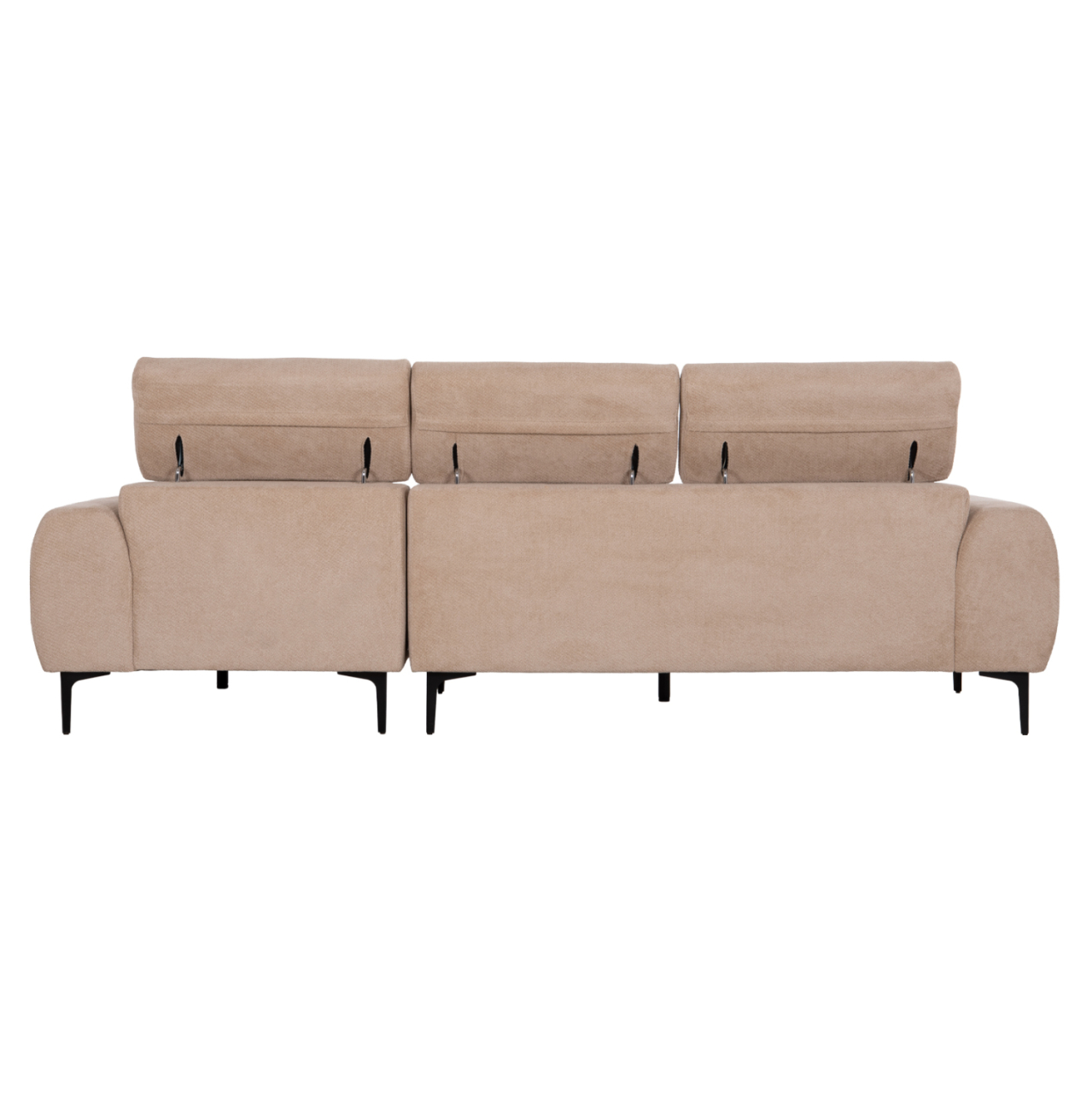 CORNER SOFA RIGHT DIVYA HM3267.11R BROWN FABRIC 260x100-174x104Hcm. [6]