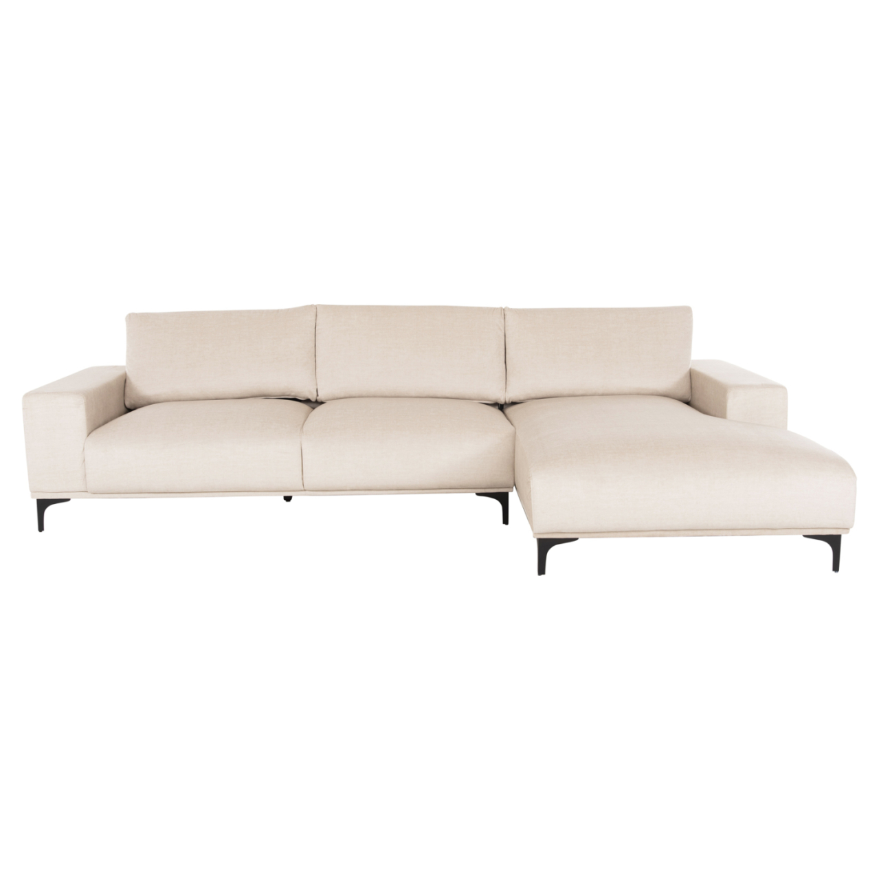 CORNER SOFA (RIGHT) NOA HM3278.01R ECRU FABRIC 288x90-157x67-80Hcm. [3]