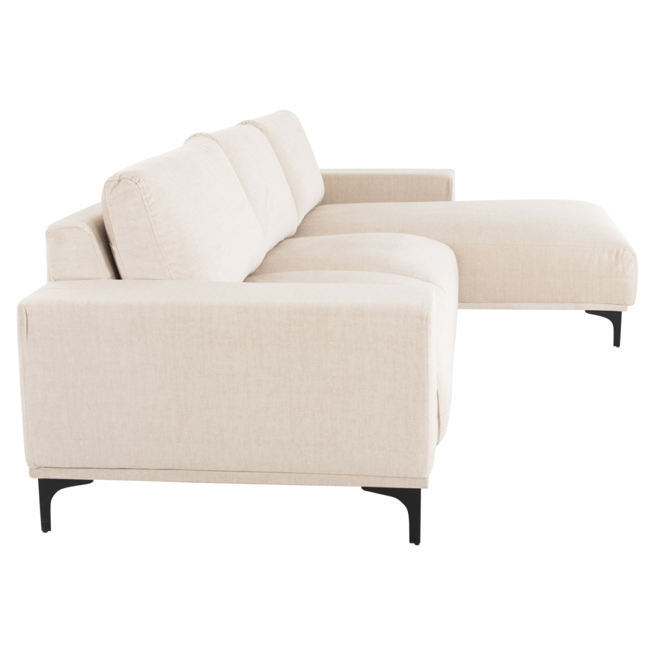 CORNER SOFA (RIGHT) NOA HM3278.01R ECRU FABRIC 288x90-157x67-80Hcm. [4]