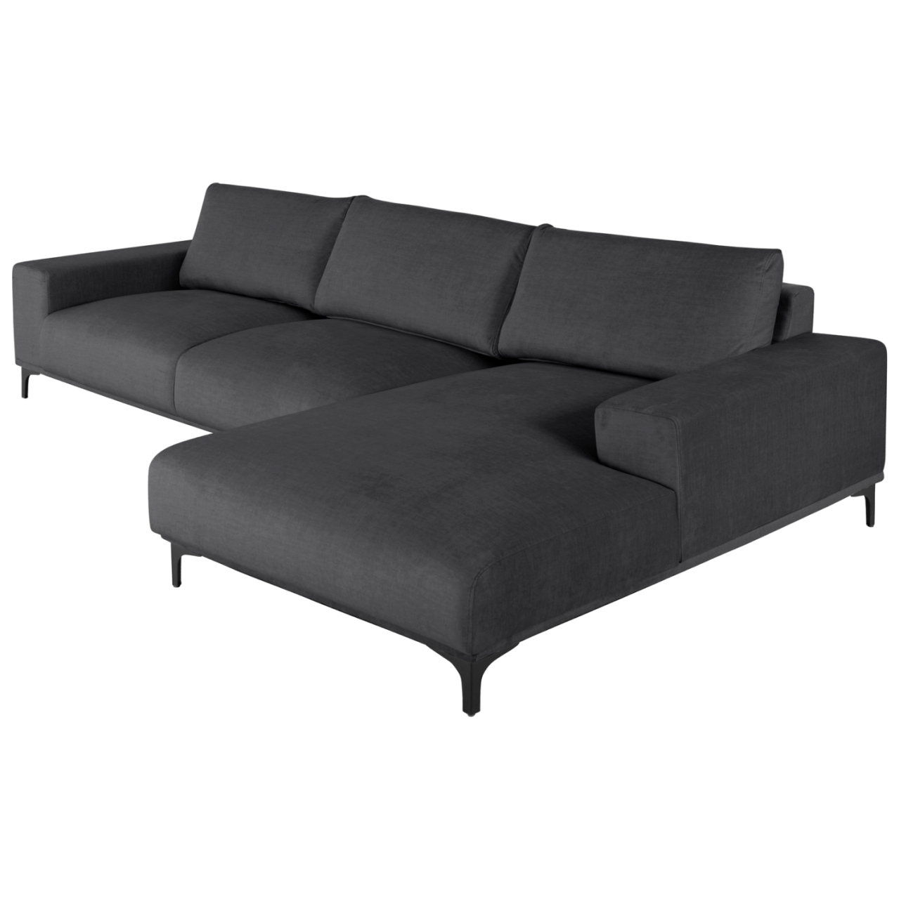 CORNER SOFA (RIGHT) NOA HM3278.02R ANTHRACITE FABRIC 288x90-157x67-80Hcm. [8]