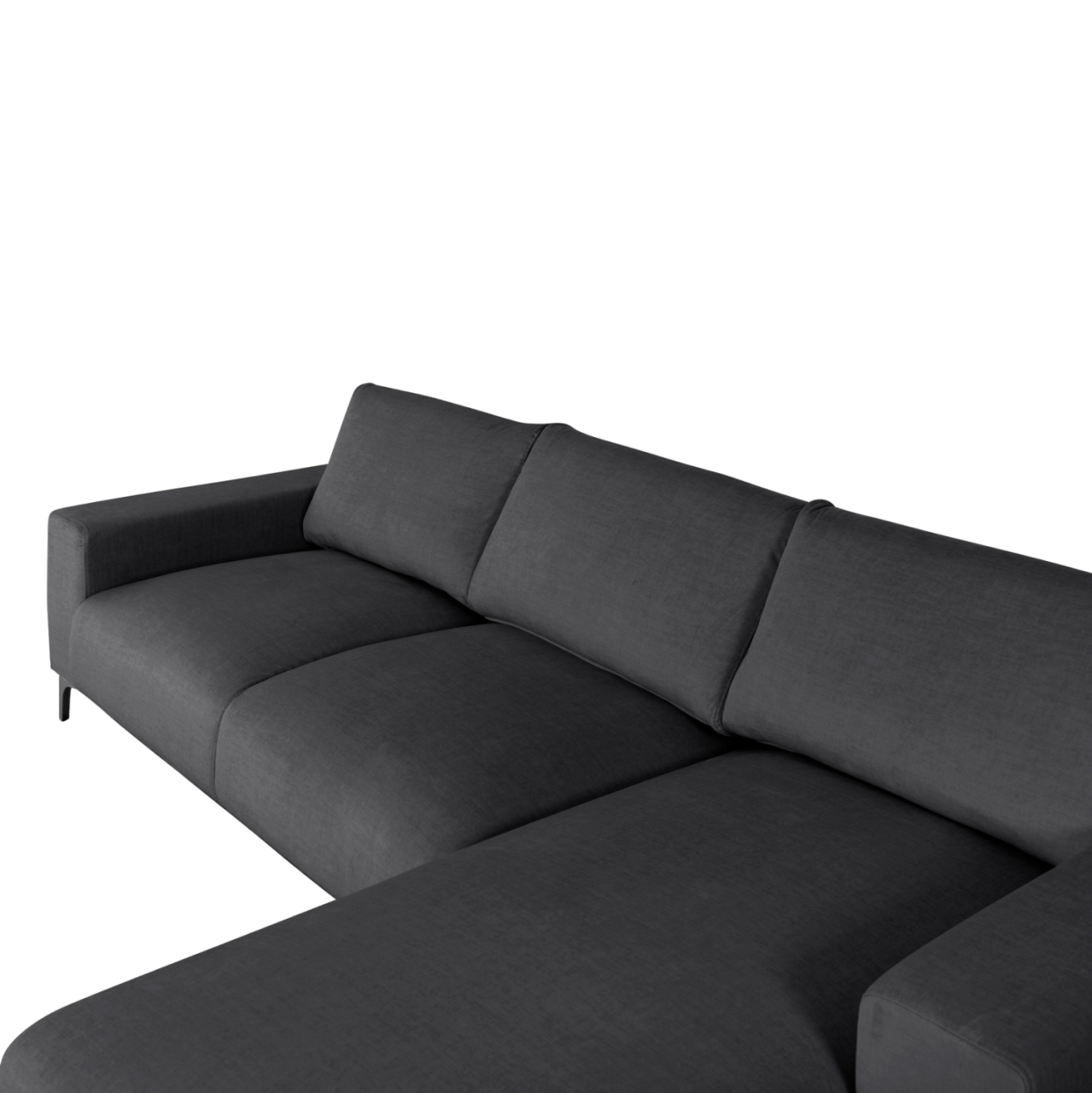 CORNER SOFA (RIGHT) NOA HM3278.02R ANTHRACITE FABRIC 288x90-157x67-80Hcm. [9]
