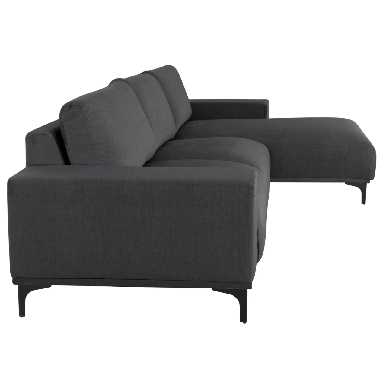 CORNER SOFA (RIGHT) NOA HM3278.02R ANTHRACITE FABRIC 288x90-157x67-80Hcm. [4]
