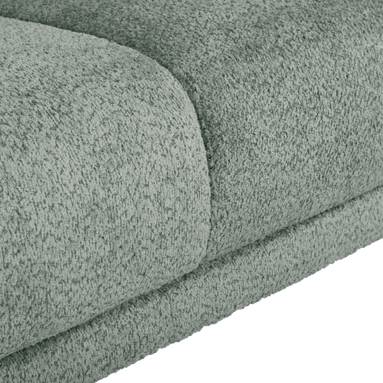 CORNER SOFA SYMMET HM3269.06 MINT FABRIC-GLOSSY ANTHRACITE LEGS 314x314x90-102Hcm. [10]