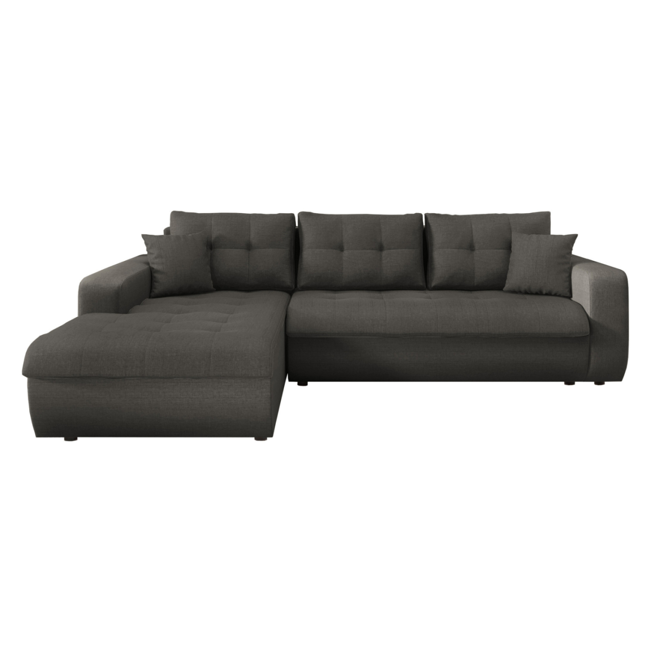 CORNER SOFABED LEFT KANSO HM3338.01L GREY FABRIC 244x188x80Hcm. [4]