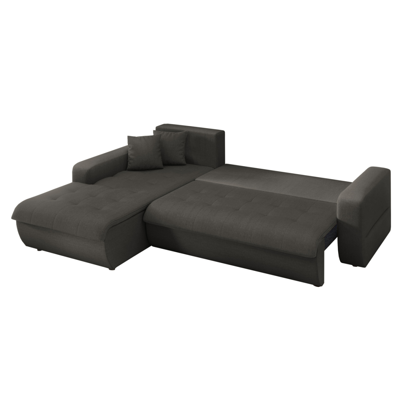 CORNER SOFABED LEFT KANSO HM3338.01L GREY FABRIC 244x188x80Hcm. [5]