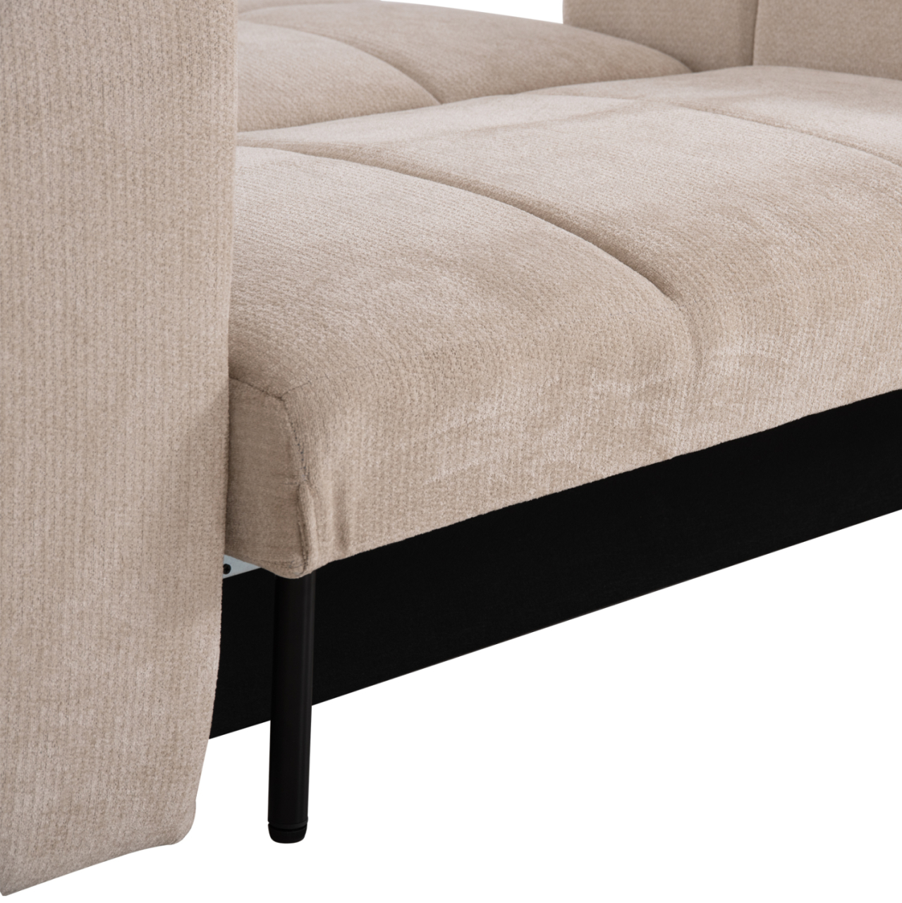 CORNER SOFABED REVERSIBLE GERT HM3349.02 BEIGE CHENILLE FABRIC 253x142x85Hcm. [10]