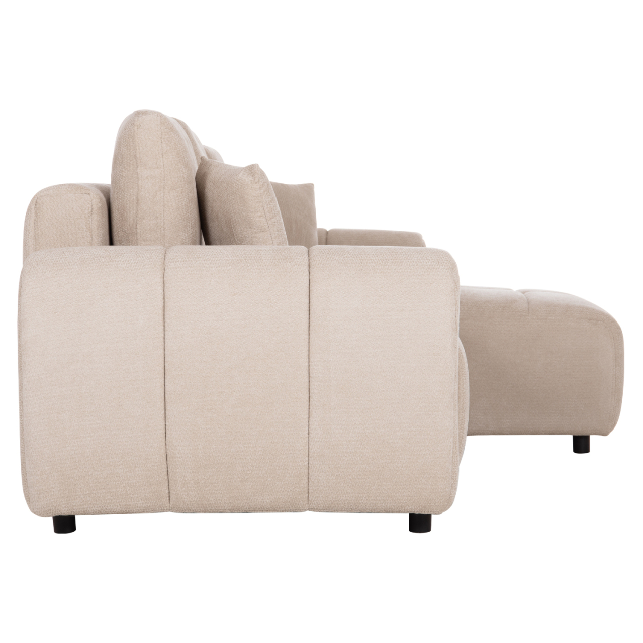 CORNER SOFABED REVERSIBLE GERT HM3349.02 BEIGE CHENILLE FABRIC 253x142x85Hcm. [5]