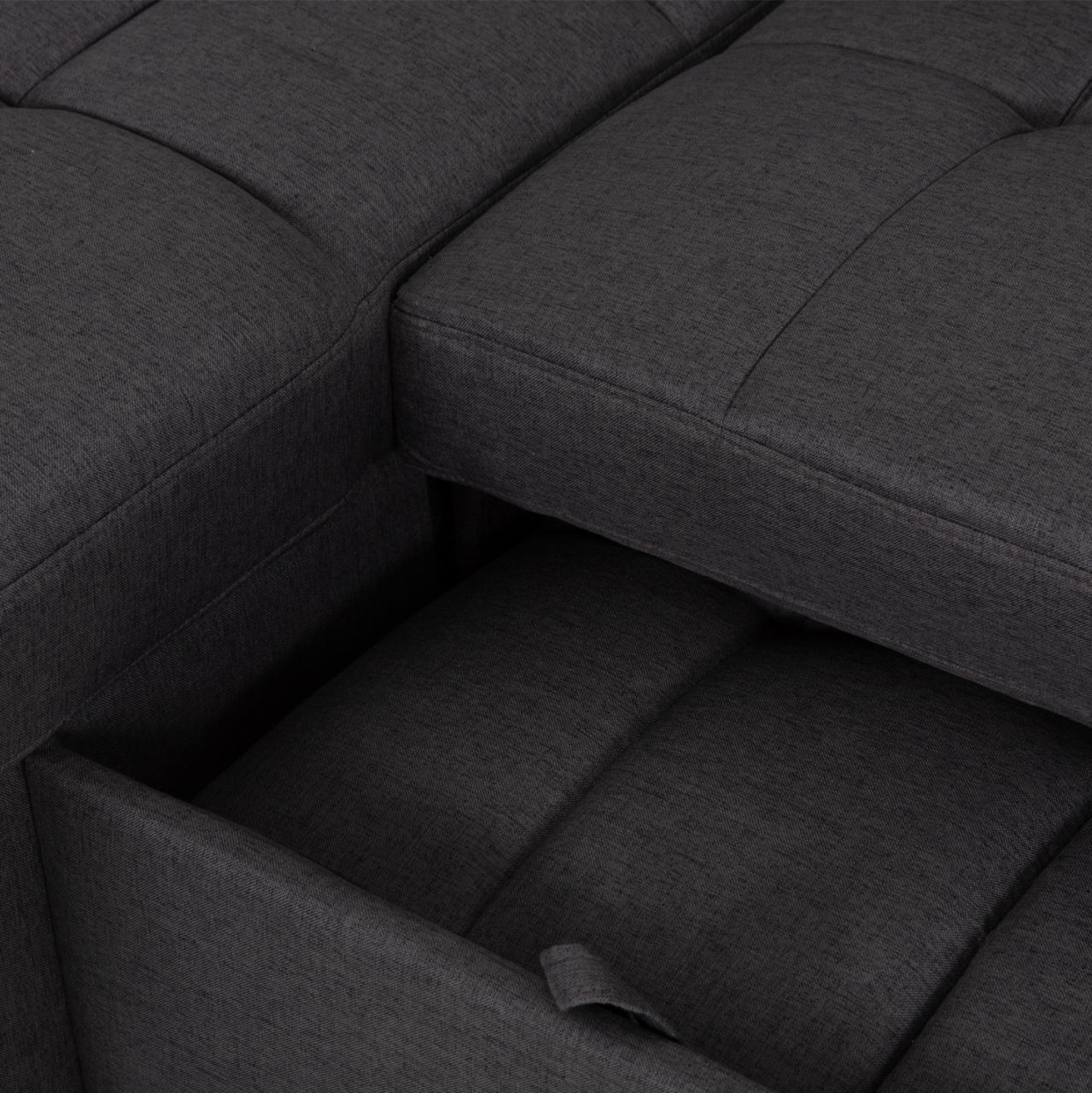 CORNER SOFABED REVERSIBLE NEZU HM3294.01 GREY FABRIC 210x140x78Hcm. [8]