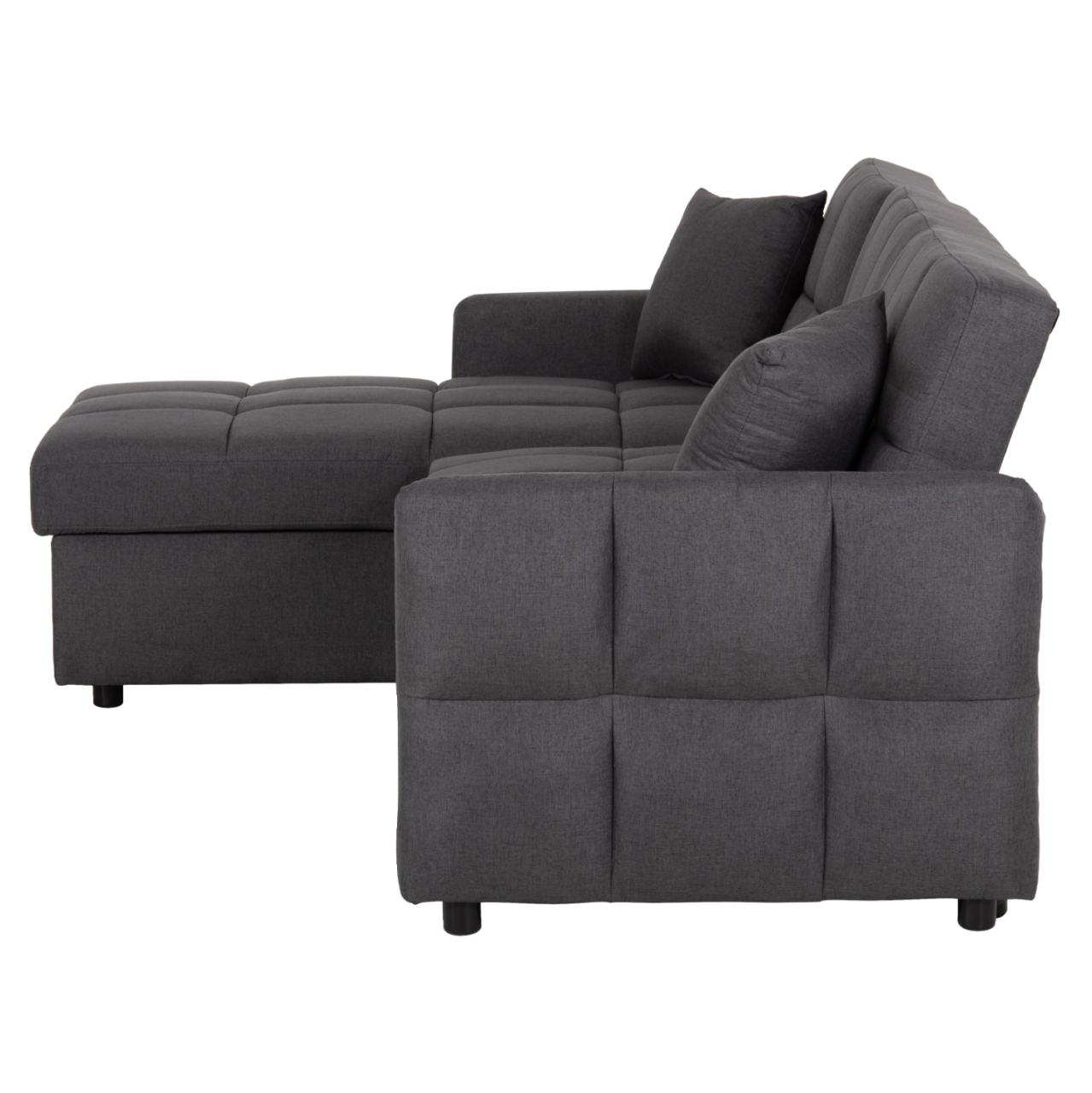 CORNER SOFABED REVERSIBLE NEZU HM3294.01 GREY FABRIC 210x140x78Hcm. [5]