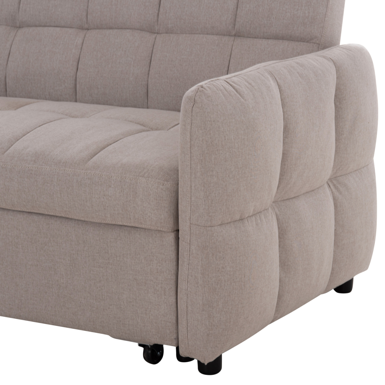 CORNER SOFABED REVERSIBLE NEZU HM3294.02 BEIGE FABRIC 210x140x78Hcm. [7]