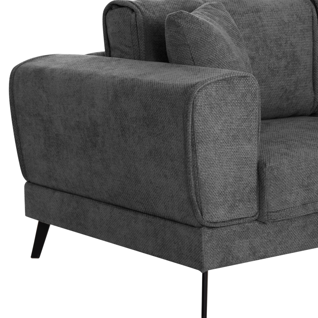CORNER SOFABED (RIGHT) ZENORA HM3337.01R DARK GREY FABRIC 303x214x80Hcm [8]