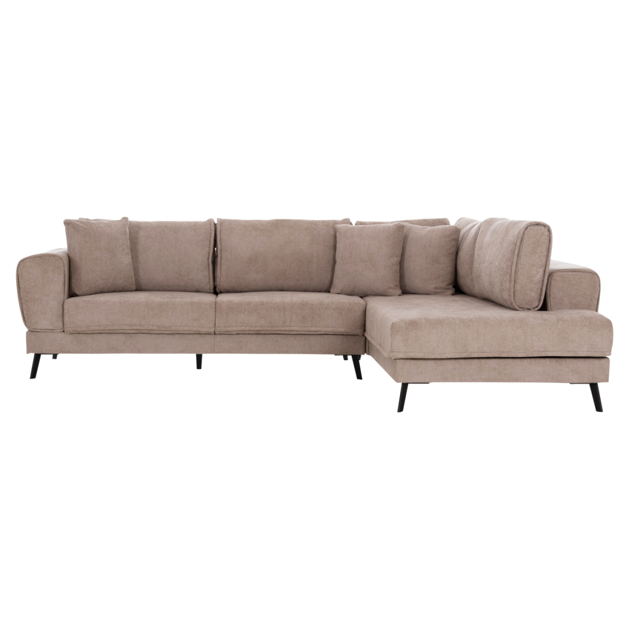 CORNER SOFABED (RIGHT) ZENORA HM3337.03R BEIGE FABRIC 303x214x80Hcm [5]
