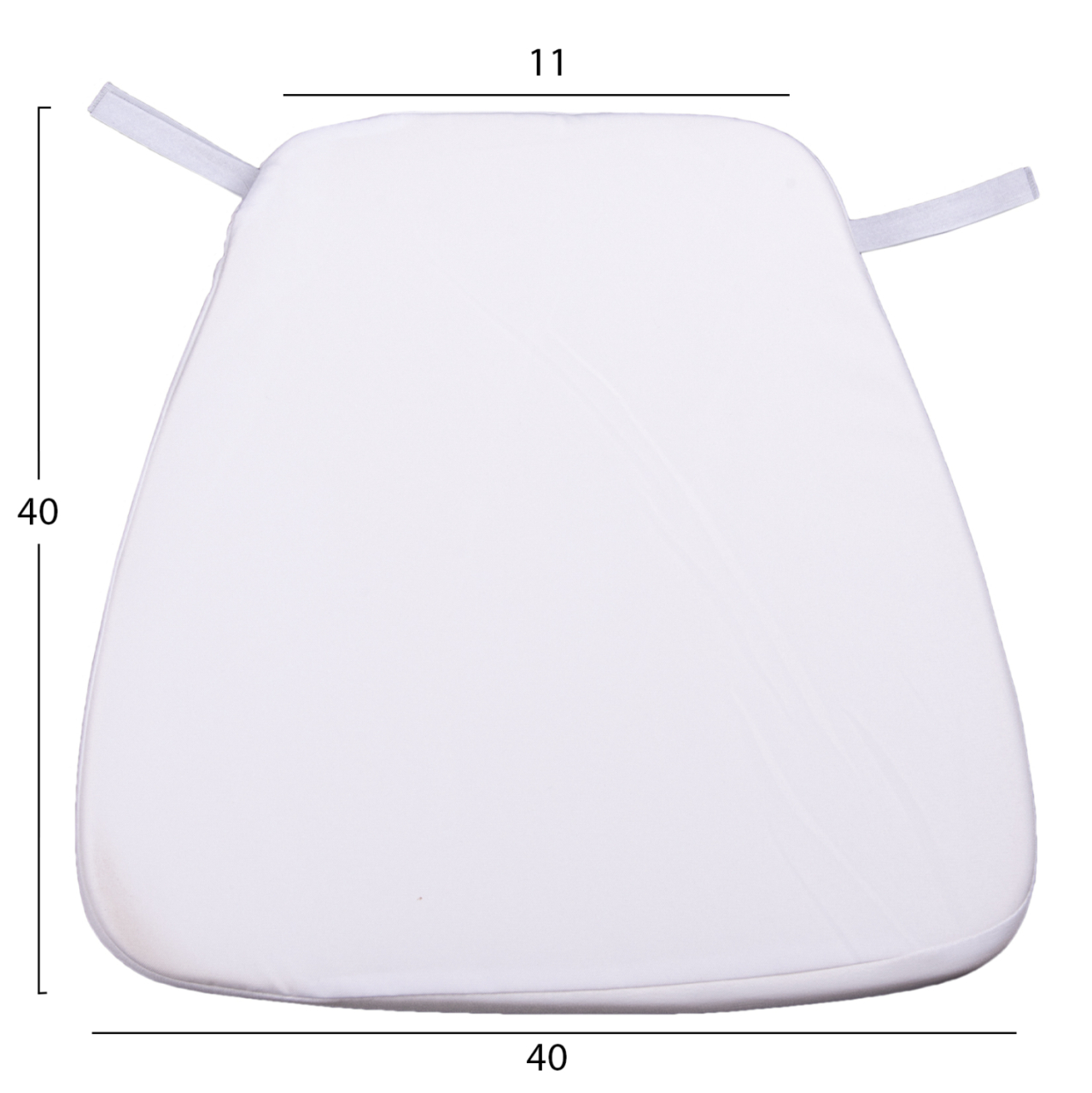 CUSHION TIFFANYS HM8058.41FC WITH WHITE WATER REPELLENT FABRIC 43.5x40x3(thickness)cm.κ. [2]