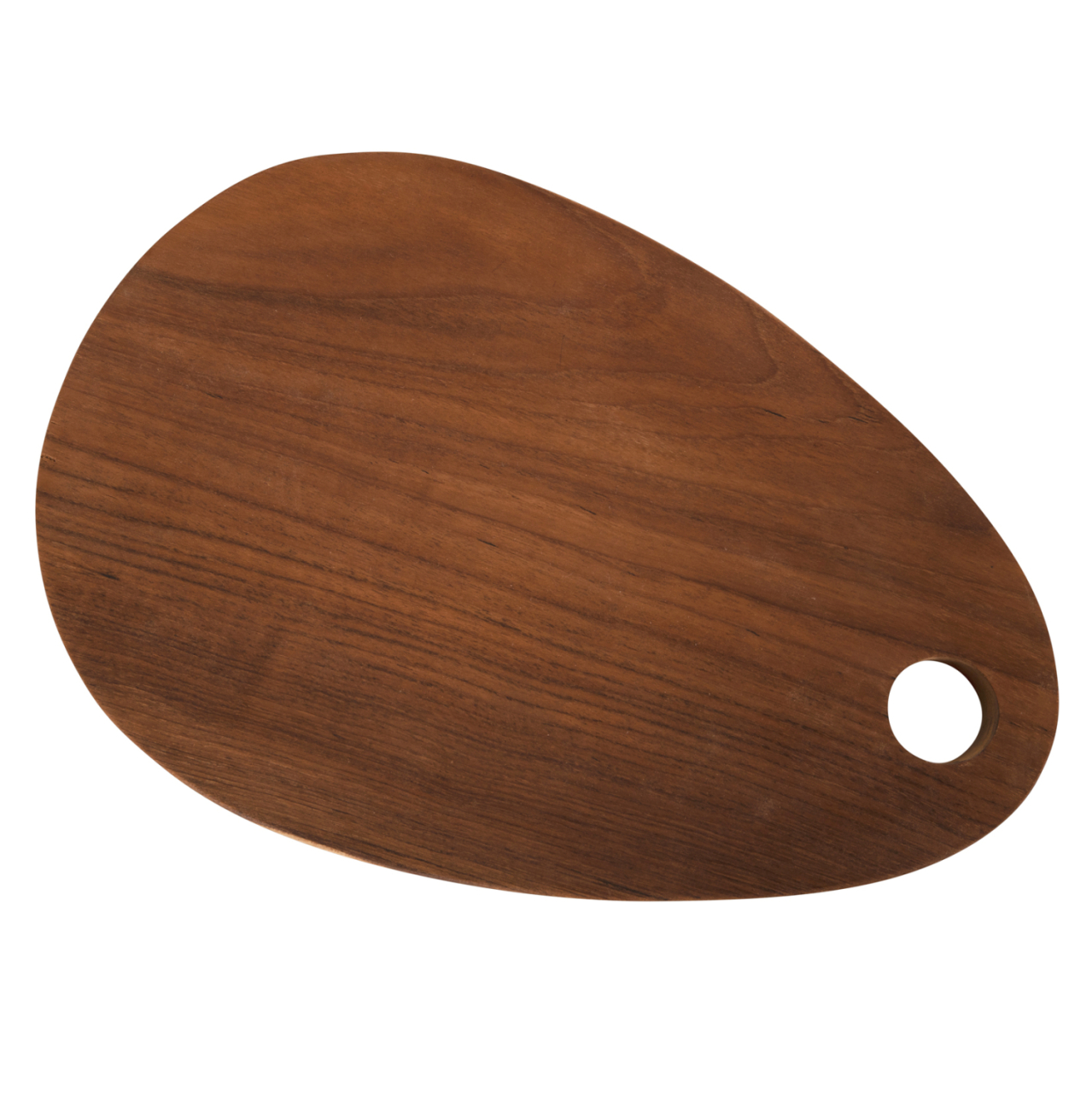 CUTTING BOARD FOR THE KITCHEN HM4288 TEAK WOOD IN NATURAL-WITH HANGING HOLE 20,5x30,5x2Hcm. [4]