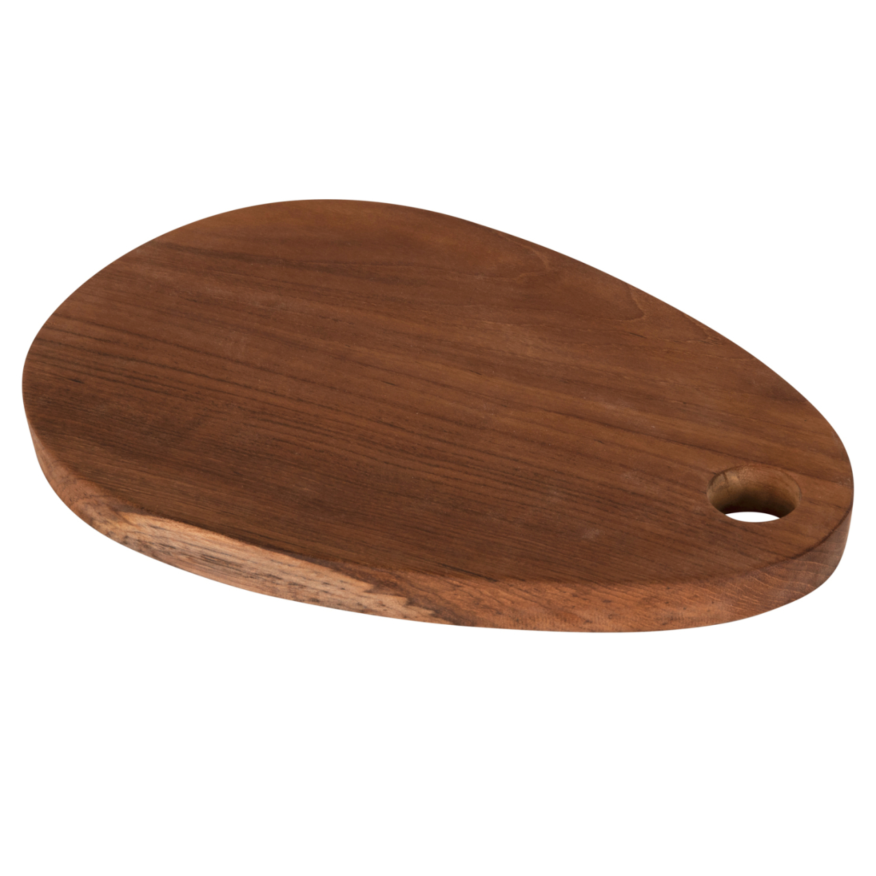 CUTTING BOARD FOR THE KITCHEN HM4288 TEAK WOOD IN NATURAL-WITH HANGING HOLE 20,5x30,5x2Hcm. [3]