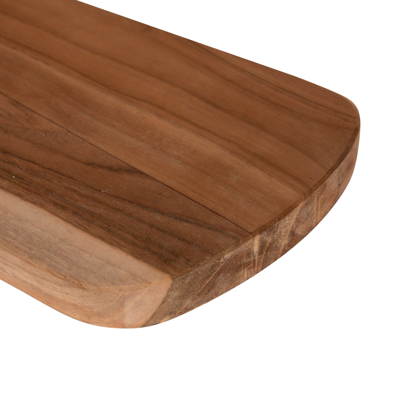 CUTTING BOARD FOR THE KITCHEN HM4289 TEAK WOOD IN NATURAL-HANGING HOLE-SLANTED HANDLE 14,5x50x2Hcm. [6]