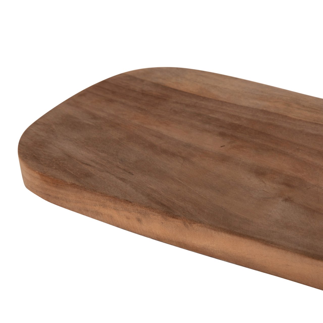 CUTTING BOARD IN OBLONG SHAPE HM4286 TEAK WOOD IN NATURAL-WITH HANGING HOLE 15x39x2Hcm. [6]