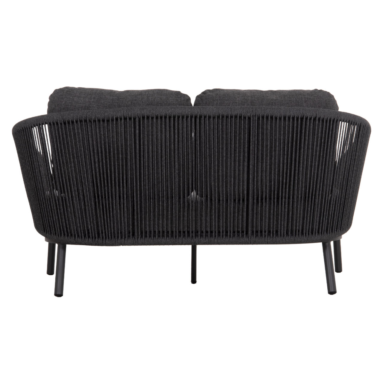 DAYBED SERIES XANTION HM6474.01 DARK GREY ALUMINUM-ROPE-OLEFIN FABRIC 157x147x88Hcm. [6]