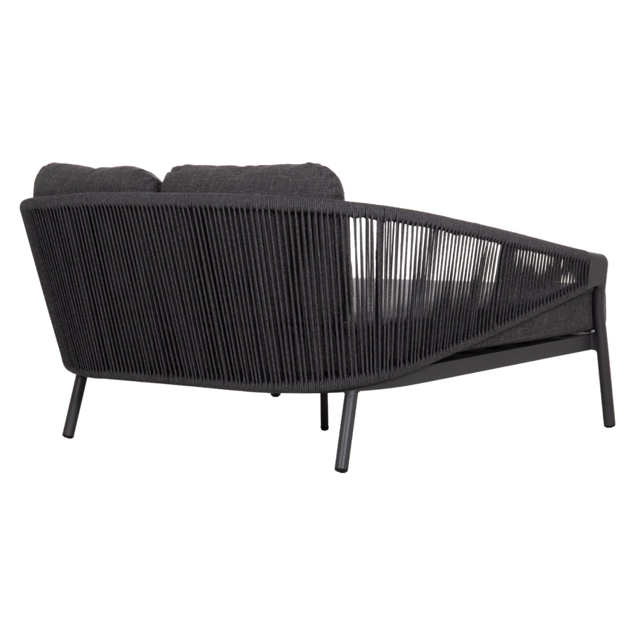 DAYBED SERIES XANTION HM6474.01 DARK GREY ALUMINUM-ROPE-OLEFIN FABRIC 157x147x88Hcm. [5]