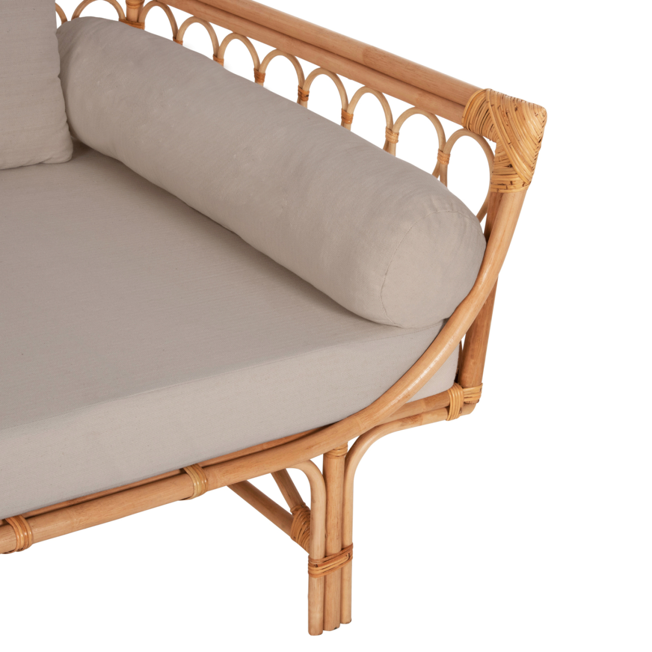 DAYBED-SOFA ALIKI HM9658 RATTAN IN NATURAL-BEIGE CUSHIONS 200x100x76Hcm. [8]