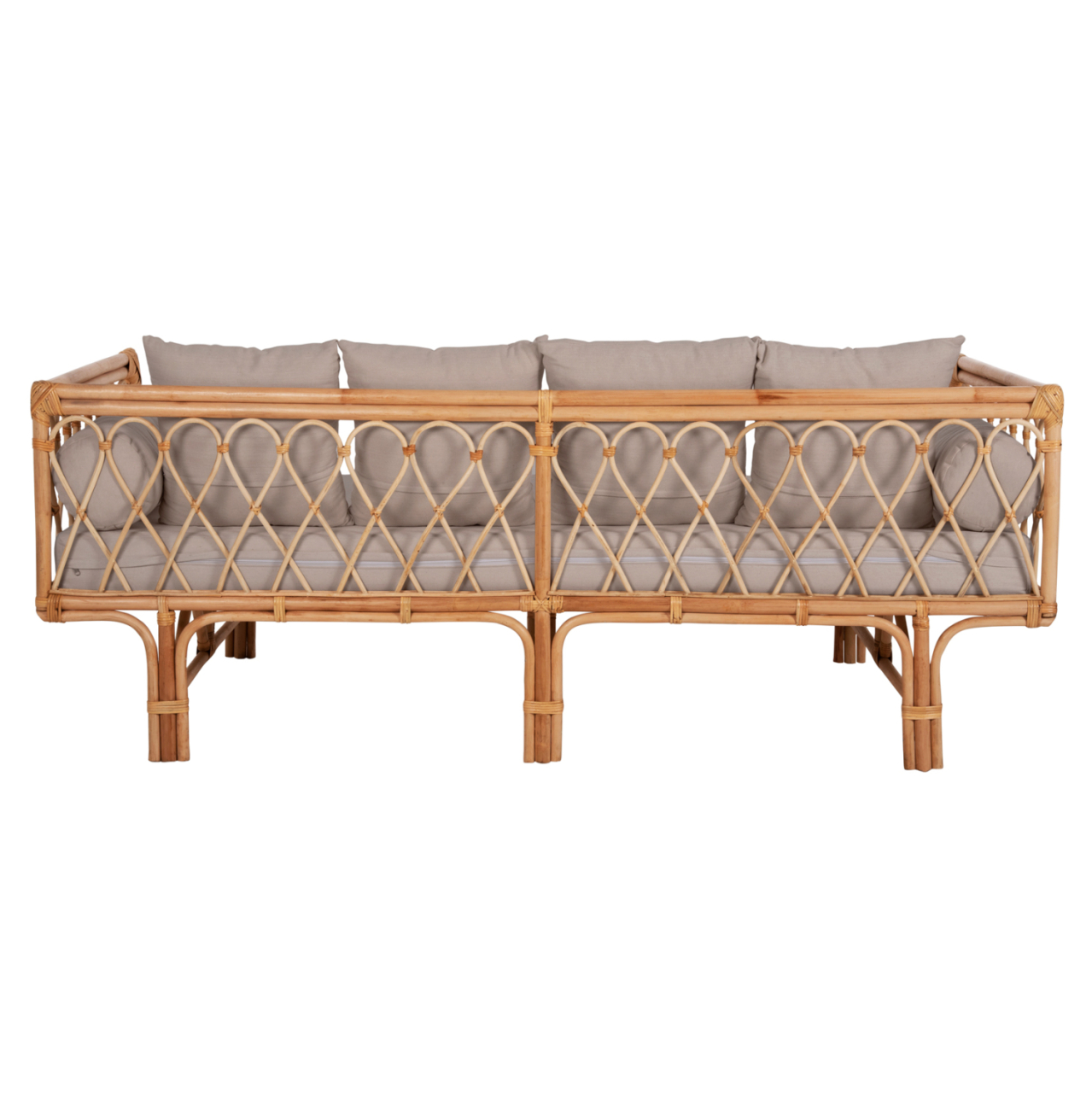 DAYBED-SOFA ALIKI HM9658 RATTAN IN NATURAL-BEIGE CUSHIONS 200x100x76Hcm. [6]