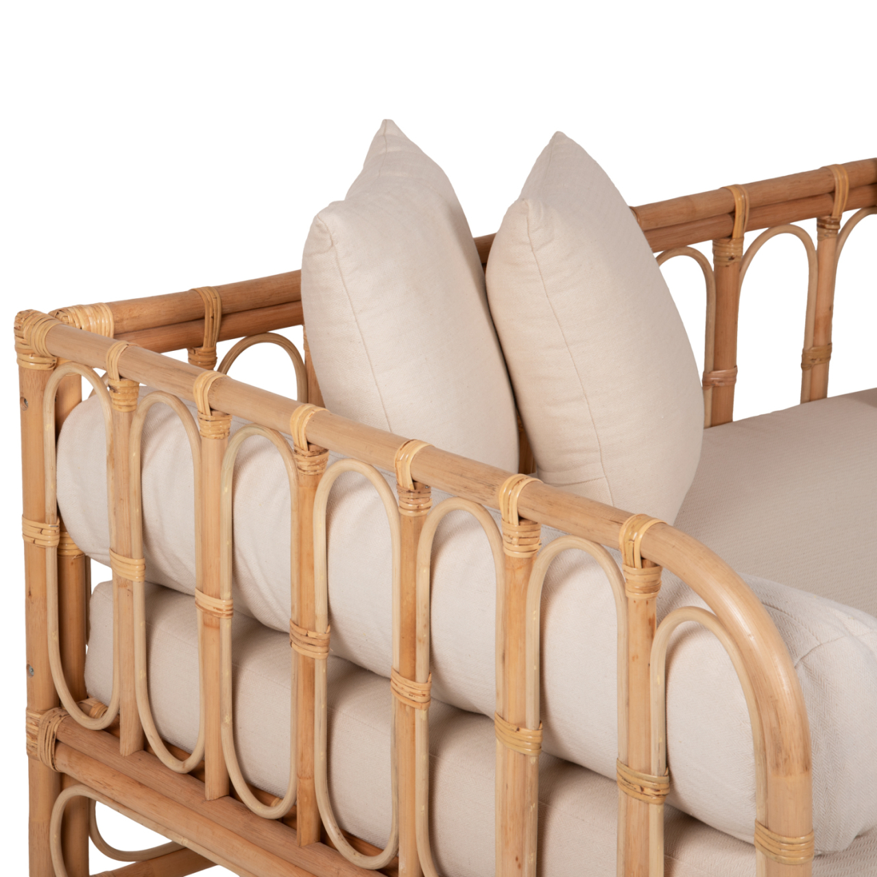 DAYBED-SOFA LIGNANO HM9660 RATTAN IN NATURAL-BEIGE CUSHIONS 200x100x75Hcm. [9]