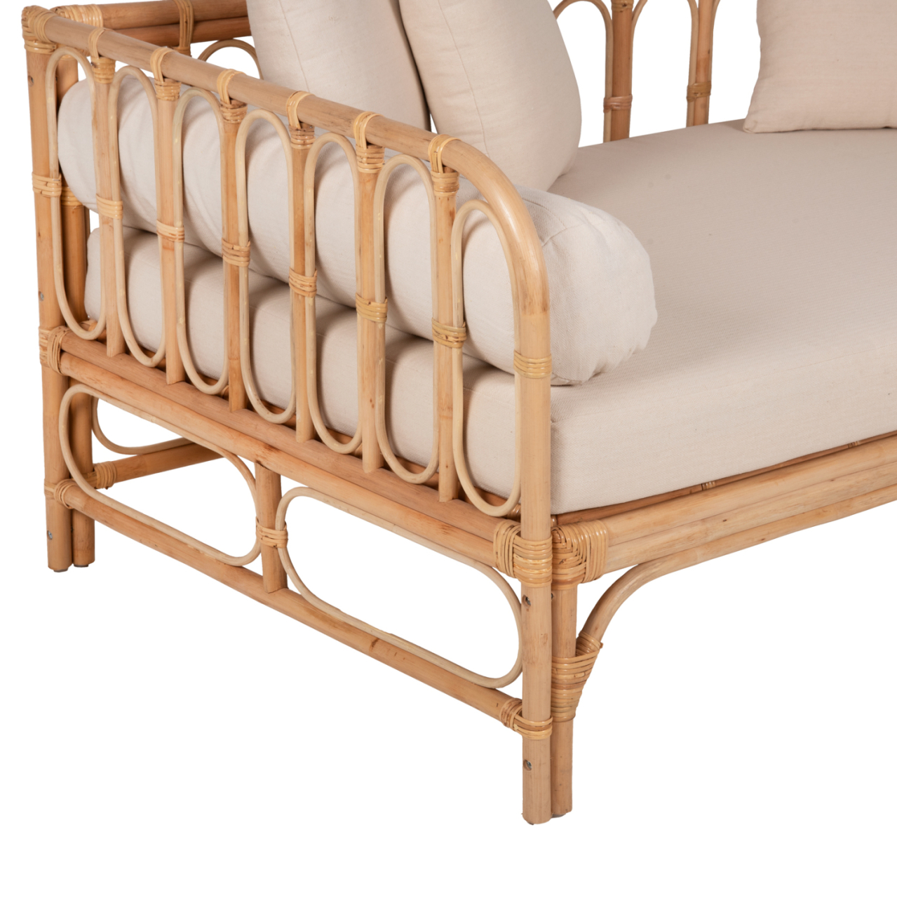DAYBED-SOFA LIGNANO HM9660 RATTAN IN NATURAL-BEIGE CUSHIONS 200x100x75Hcm. [8]