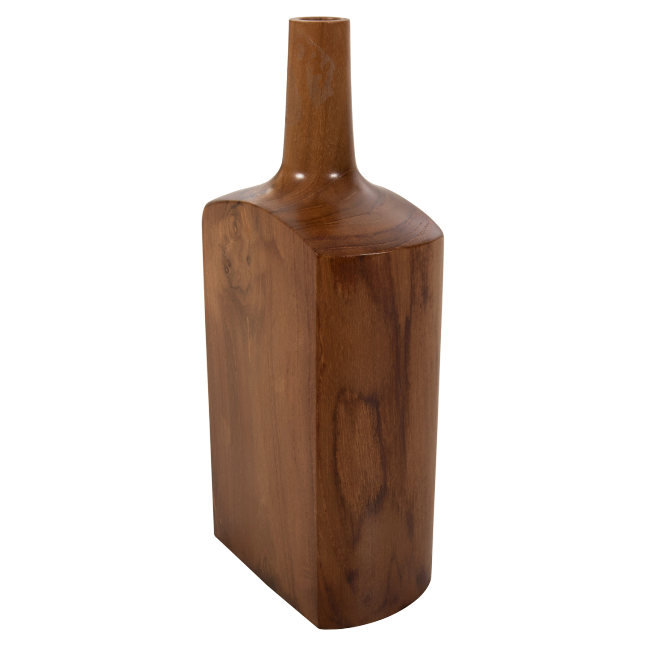 DECOR BOTTLES 3PCS SET HM7716 SOLID TEAK WOOD WALNUT [3]