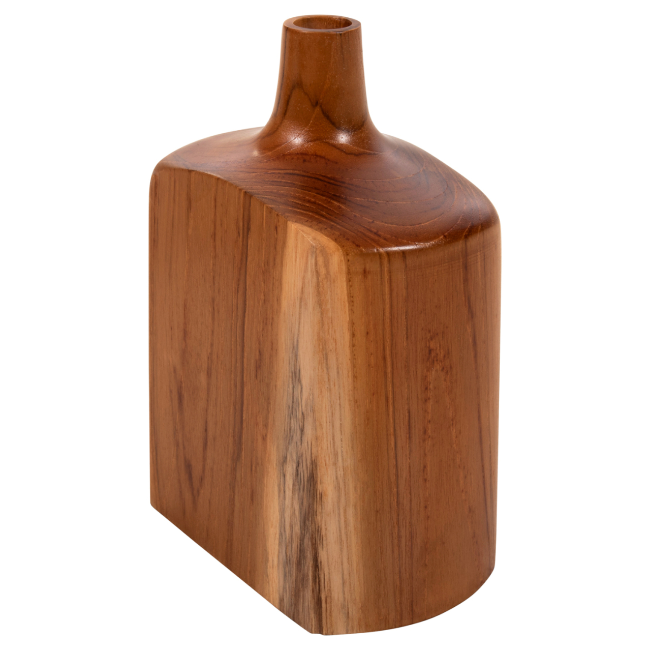 DECOR BOTTLES 3PCS SET HM7716 SOLID TEAK WOOD WALNUT [4]