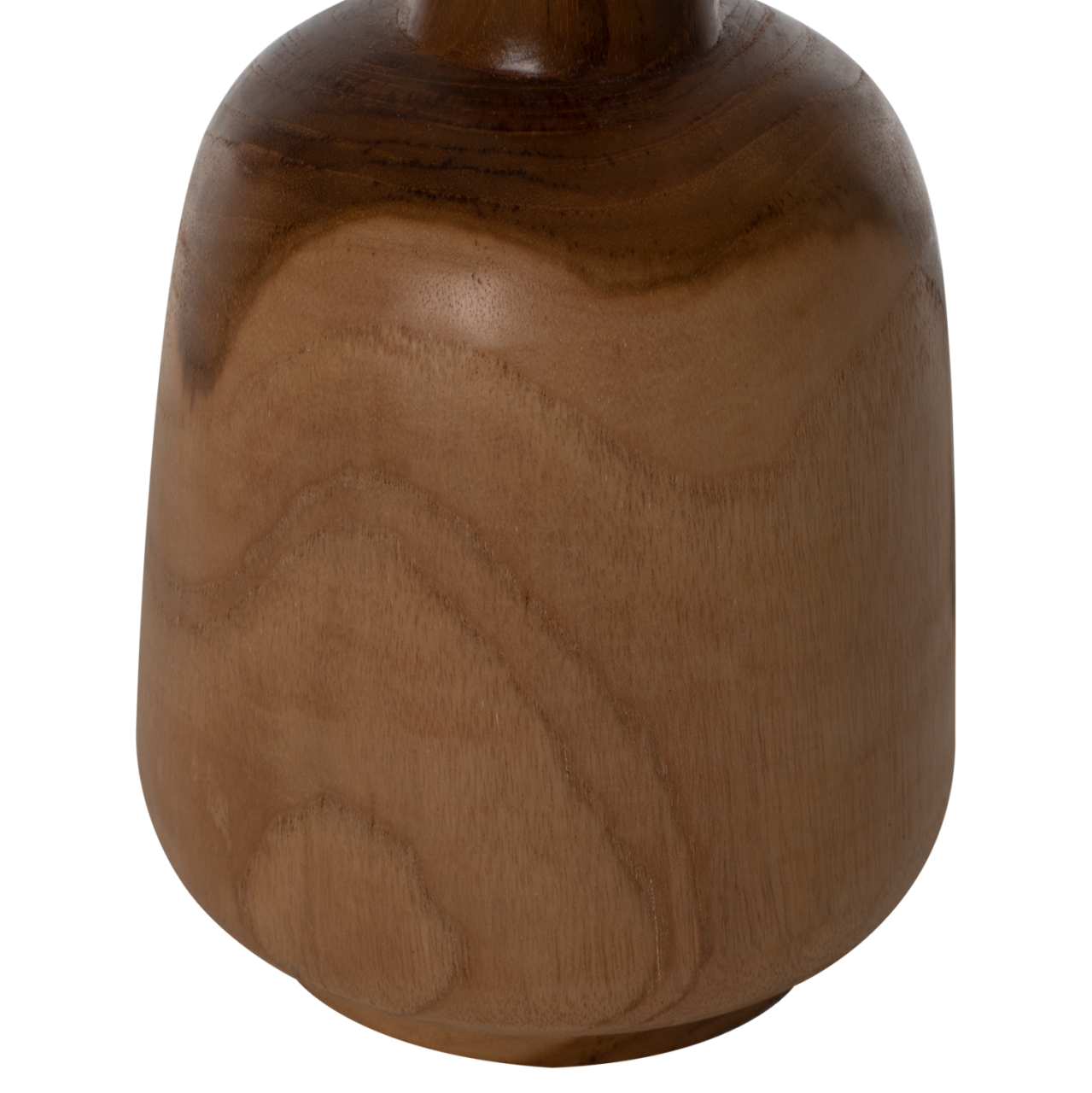 DECOR BOTTLES 3PCS SET HM7717 SOLID TEAK NATURAL [8]