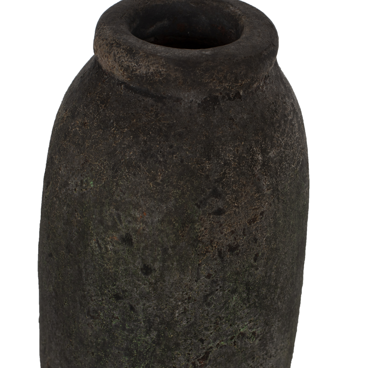 DECOR VASES 3PCS HM7711 TERRACOTTA FOSSIL GREY [7]