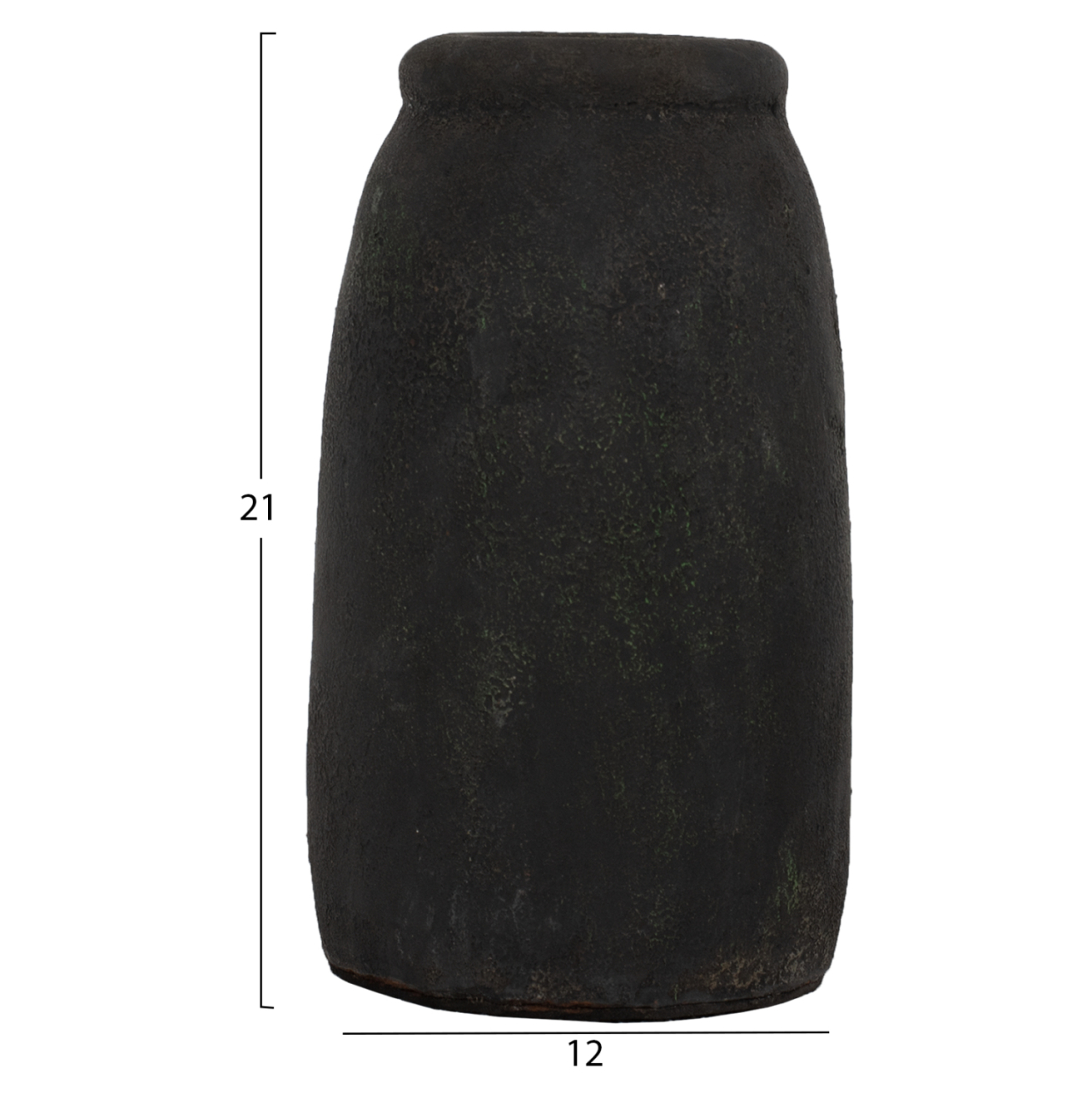 DECOR VASES 3PCS HM7711 TERRACOTTA FOSSIL GREY [4]