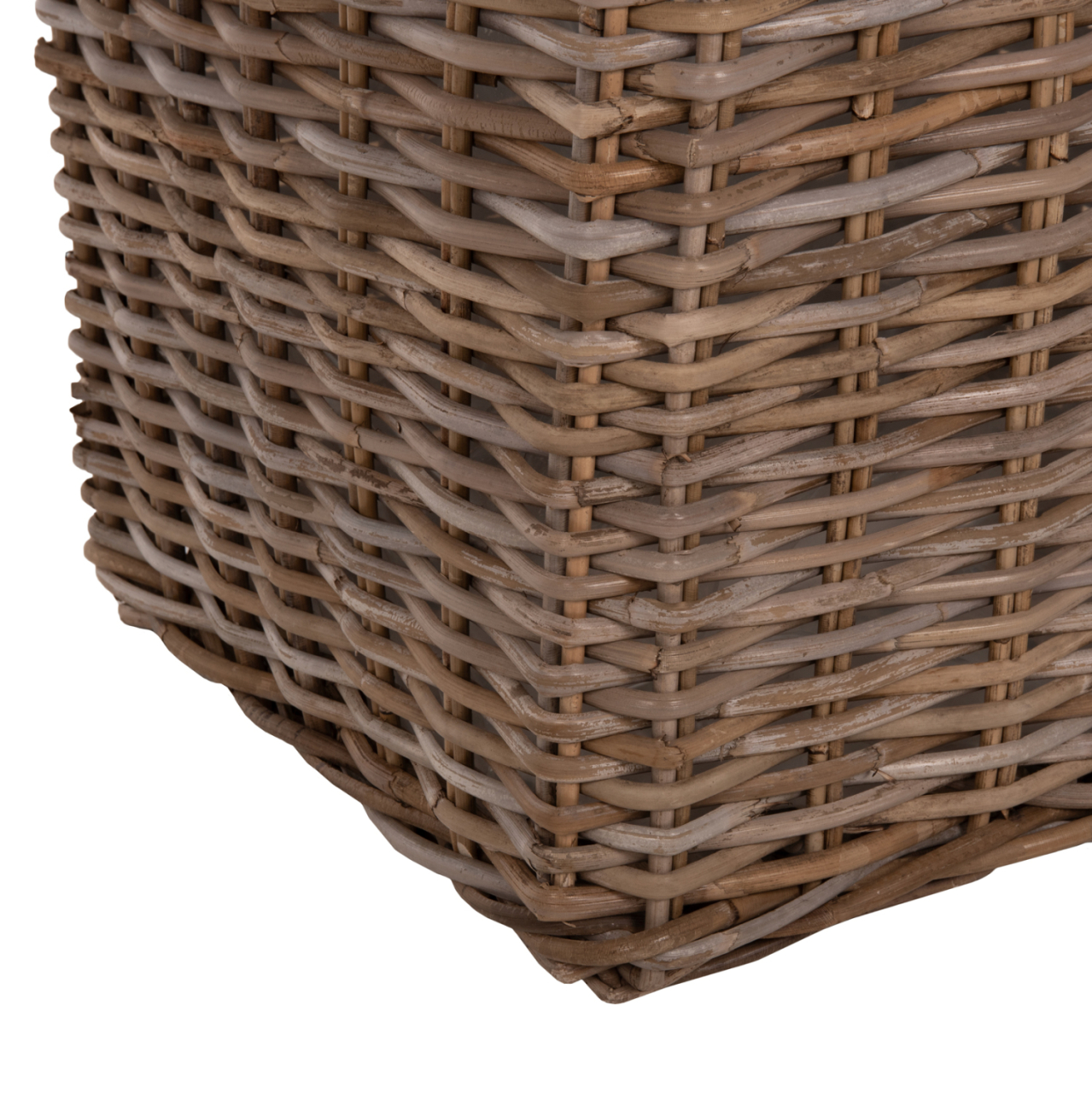DECORATIVE BASKETS KATER 4PCS HM9657 KUBU RATTAN IN GREY 52x52x50-57Hcm. [7]