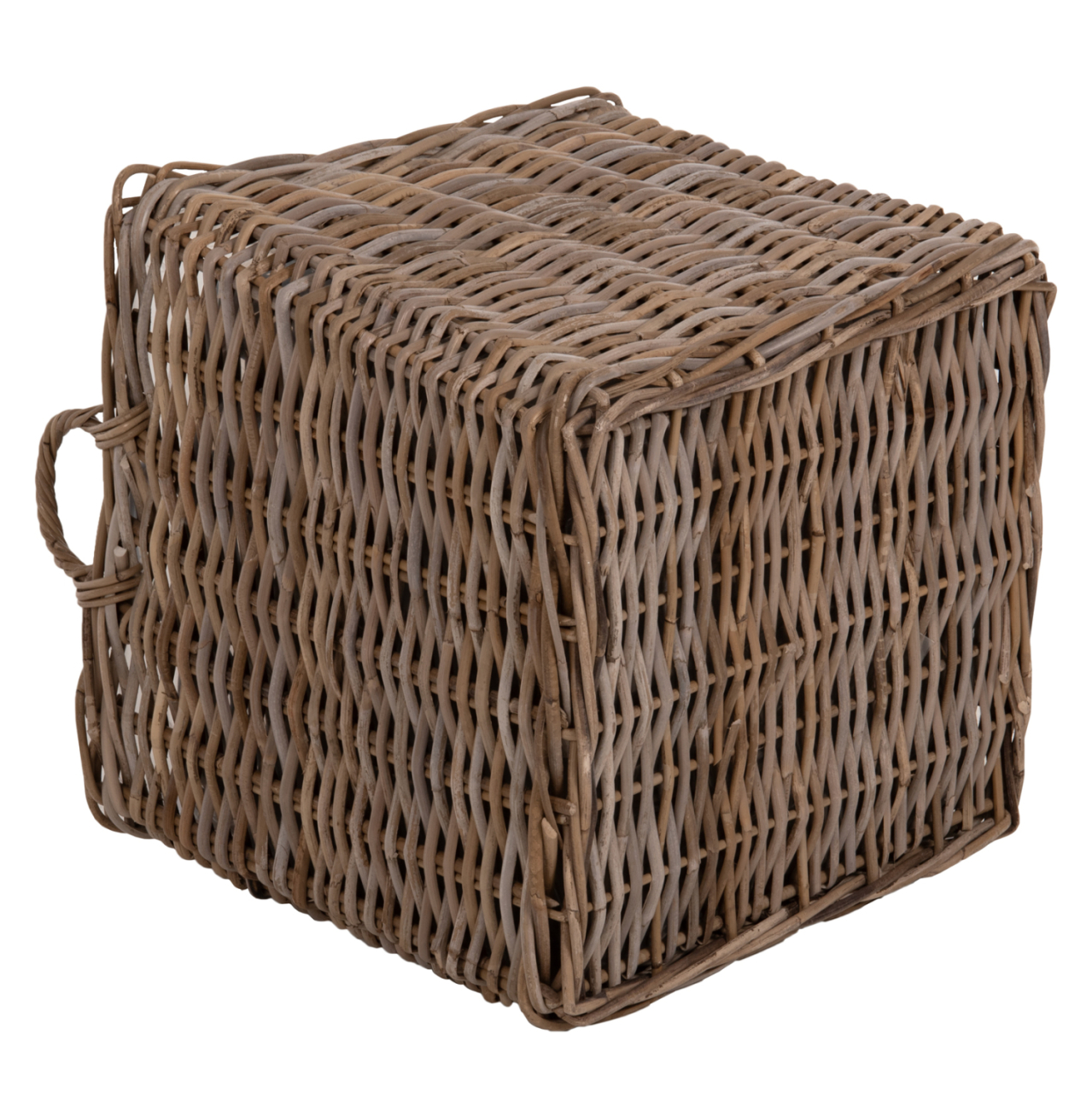DECORATIVE BASKETS KATER 4PCS HM9657 KUBU RATTAN IN GREY 52x52x50-57Hcm. [5]