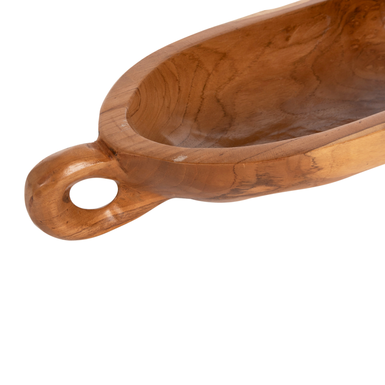DECORATIVE DISH HM4304 TEAK WOOD IN NATURAL COLOR 64x21,5x9,5Hcm. [5]