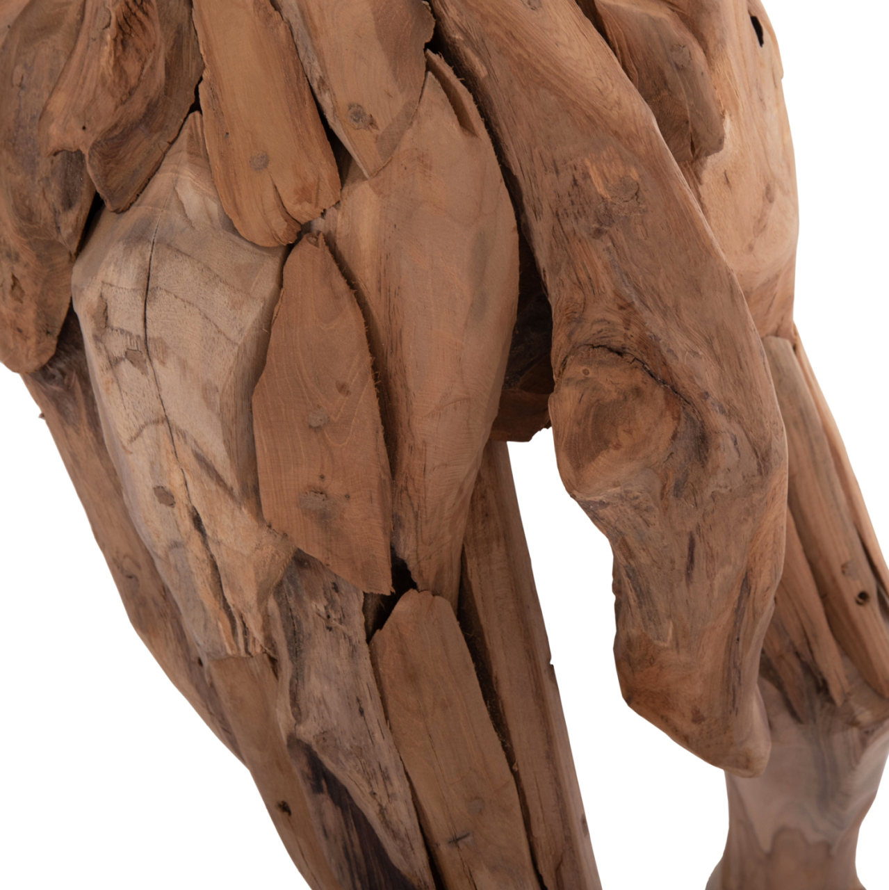 DECORATIVE DONKEY HM4387 RECYCLED TEAK WOOD IN NATURAL COLOR 103x33x99,5Hcm. [10]