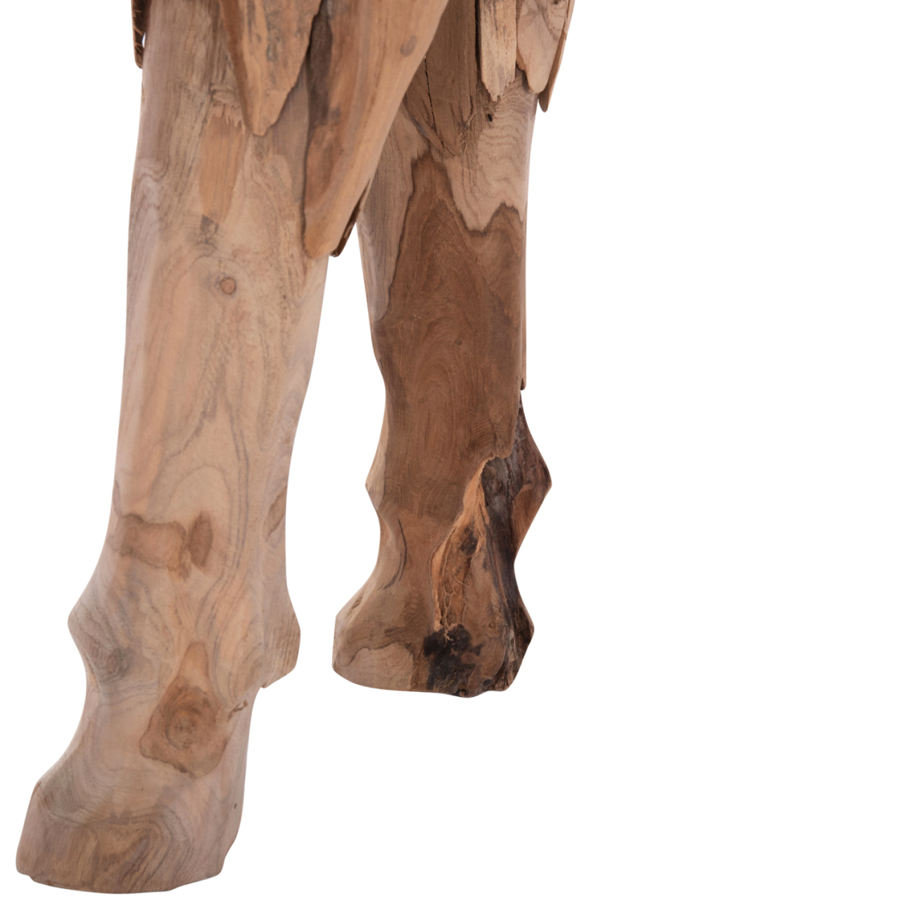 DECORATIVE DONKEY HM4387 RECYCLED TEAK WOOD IN NATURAL COLOR 103x33x99,5Hcm. [8]
