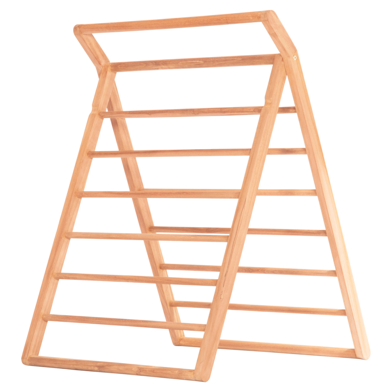 DECORATIVE FLOOR HANGER METIC HM18139 TEAK WOOD IN NATURAL 70x70x102.5Hcm. [4]