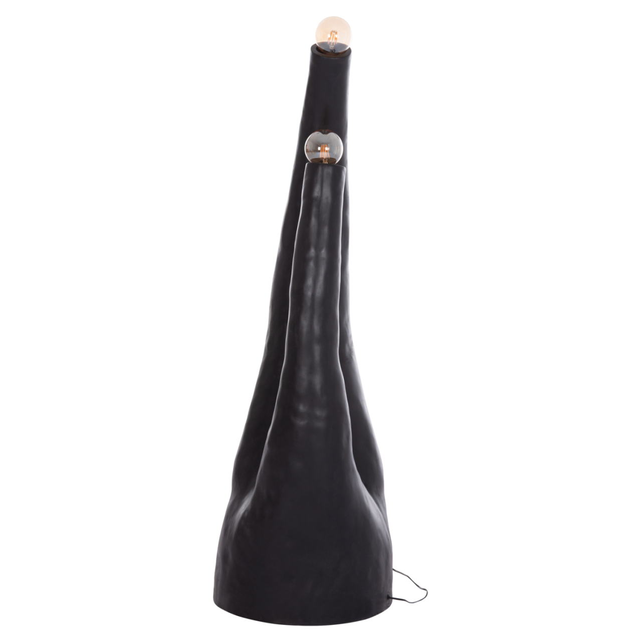 DECORATIVE FLOOR LAMP TUSKEN HM4702.01 FIBER CEMENT-BLACK 50x43x145Hcm. [4]