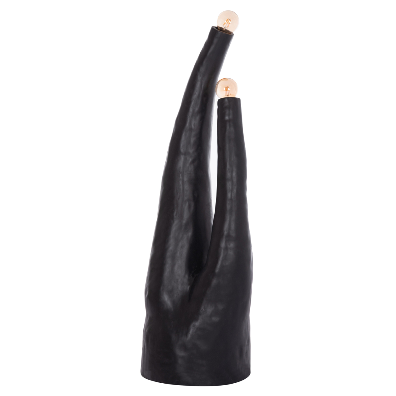 DECORATIVE FLOOR LAMP TUSKEN HM4702.01 FIBER CEMENT-BLACK 50x43x145Hcm. [5]