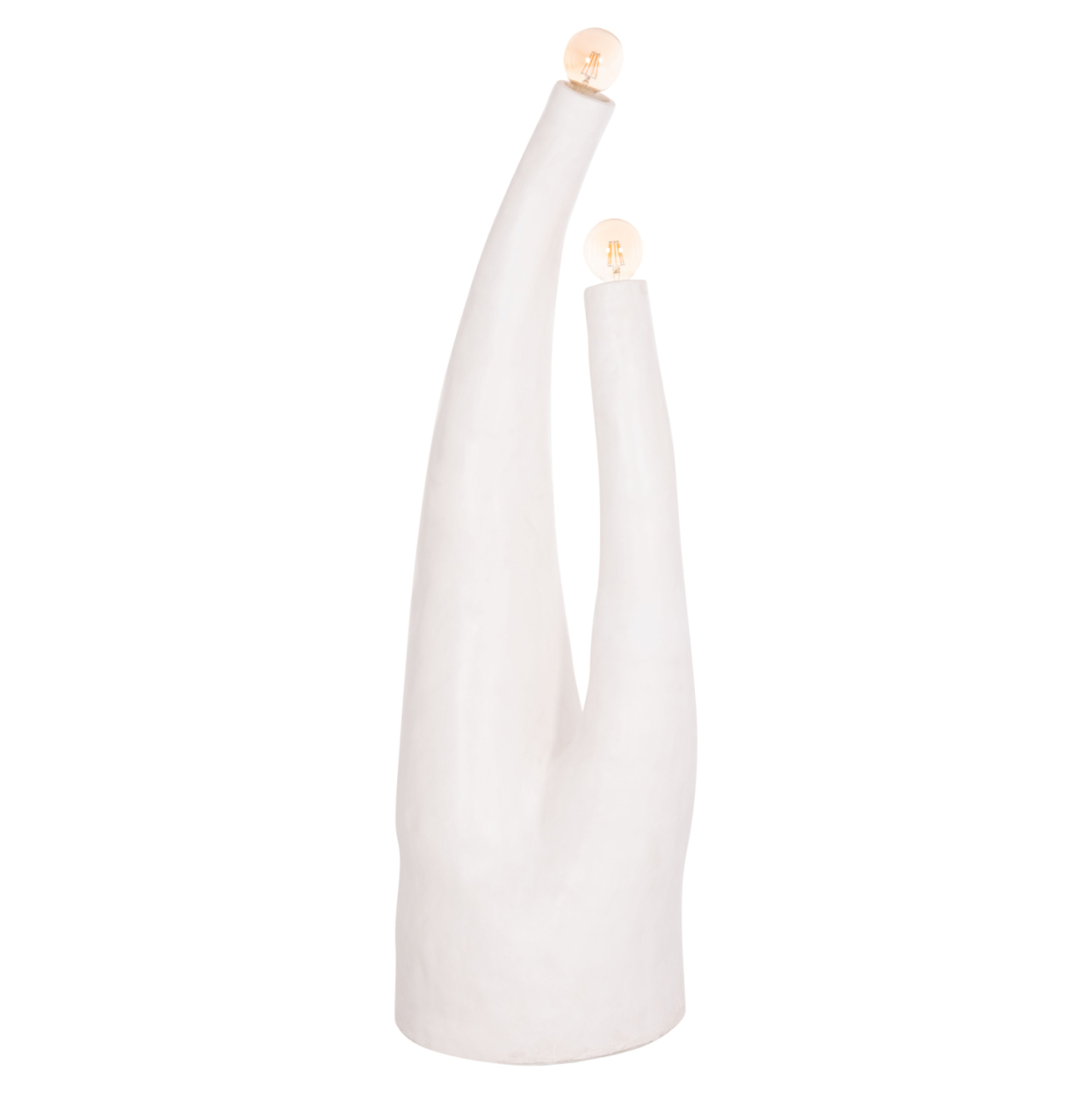 DECORATIVE FLOOR LAMP TUSKEN HM4702.02 FIBER CEMENT-WHITE 50x43x145Hcm. [5]