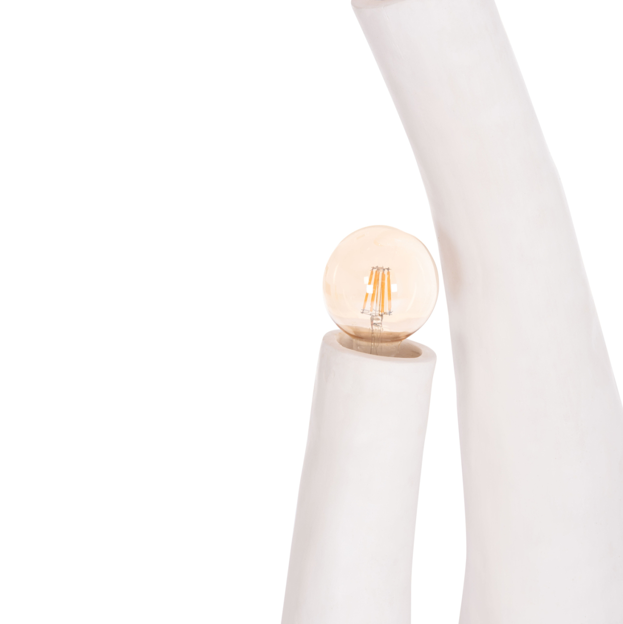 DECORATIVE FLOOR LAMP TUSKEN HM4702.02 FIBER CEMENT-WHITE 50x43x145Hcm. [6]
