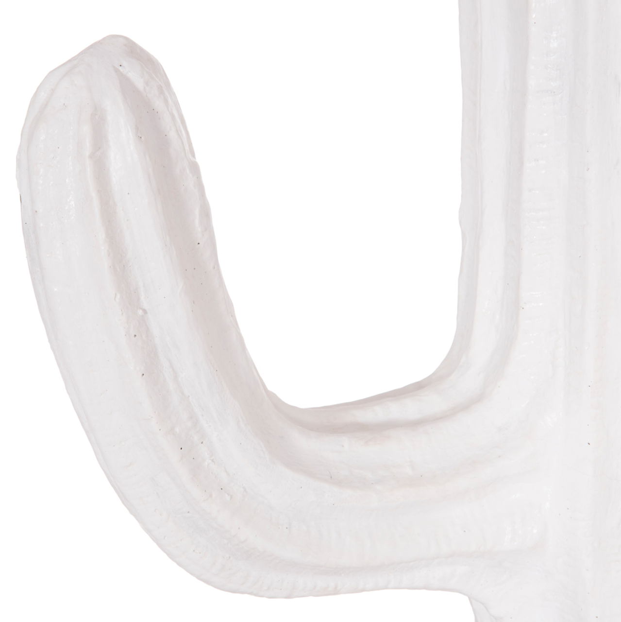 DECORATIVE FLOOR STANDING CACTUS HM4386.02L PLASTER IN WHITE 63x37x150Hcm. [5]