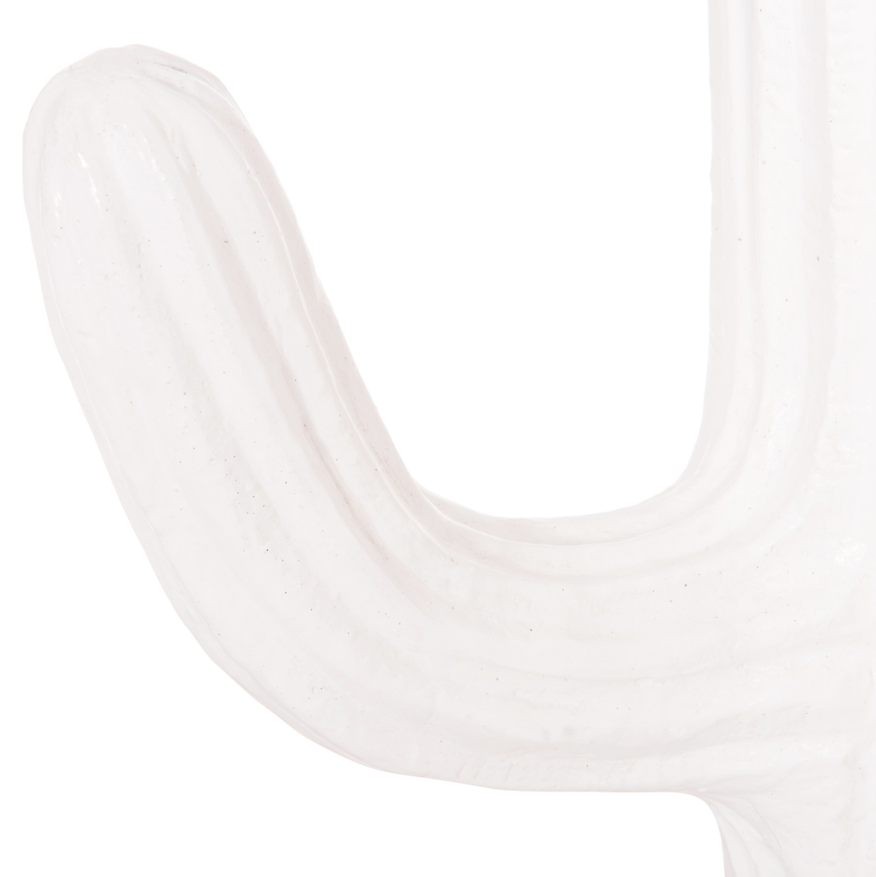 DECORATIVE FLOOR STANDING CACTUS HM4386.02M PLASTER IN WHITE 54x34x103Hcm. [6]